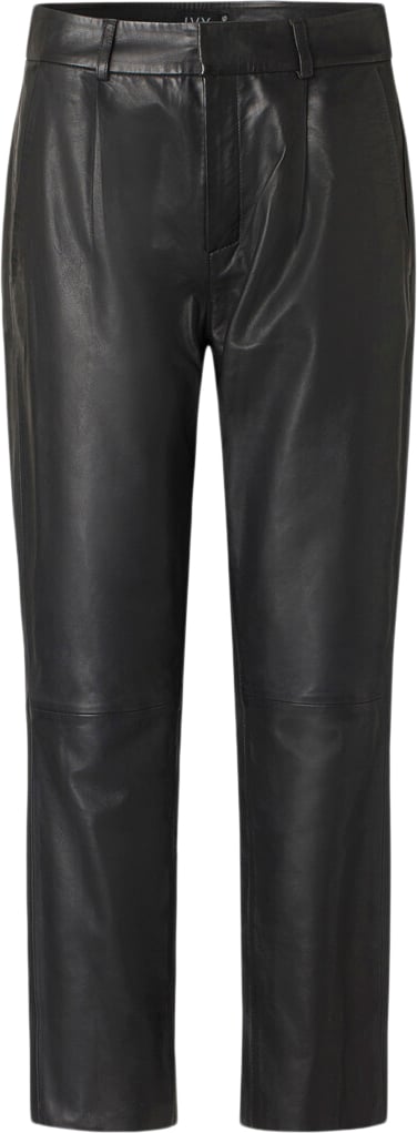 IVY Copenhagen Ivyali Kylie Leather Pant Kvinde Black Læderbukser Str 38 / Lengt - hos Magasin