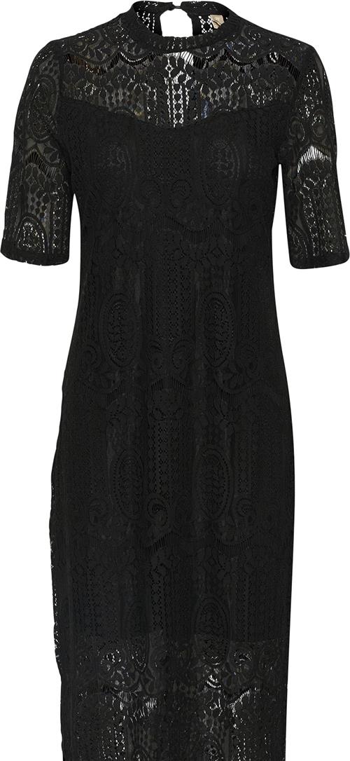 Culture Cuima Lace Dress Kvinde Black Korte Kjoler Str XS - hos Magasin