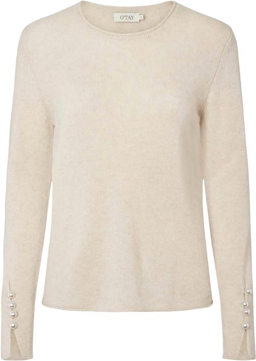 O'TAY Abbelone Sweater Kvinde Warm Beige Sweaters Str S - Cashmere hos Magasin