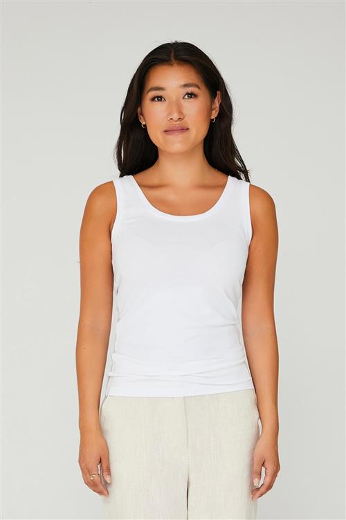 A-VIEW Stabil Tank top Kvinde White Tanktoppe Str L - hos Magasin