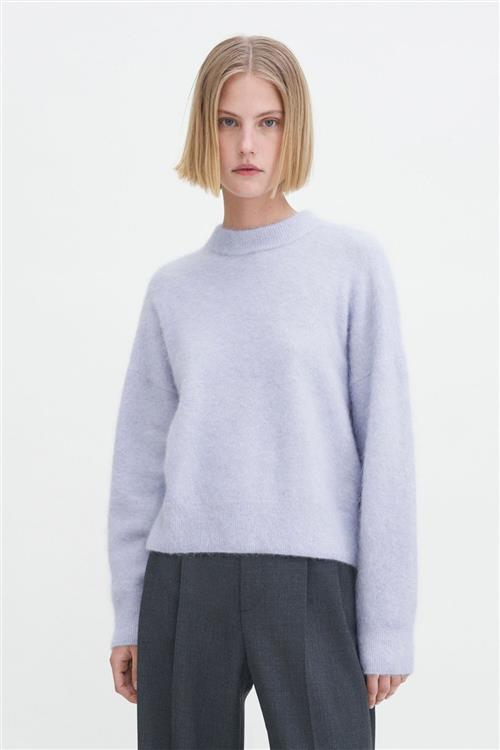 Filippa K Fluffy Sweater Kvinde Ice Blue Sweaters Str S - hos Magasin