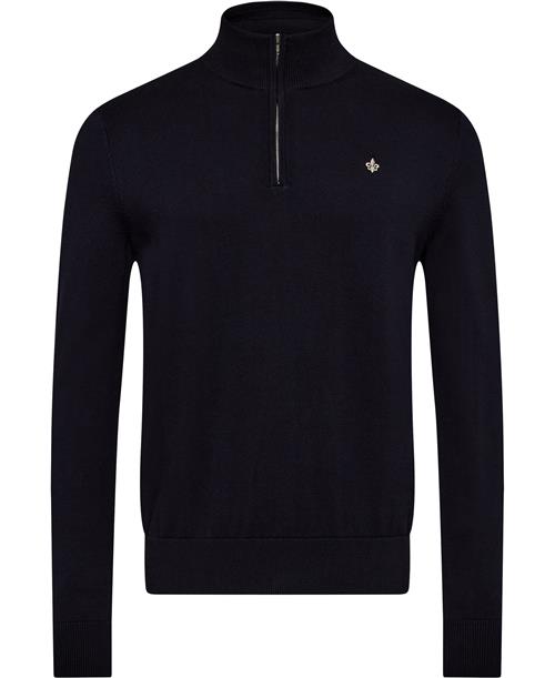 Se Morris Stockholm Brian Half Zip Mand Old Blue Turtlenecks Str S - hos Magasin ved Magasin