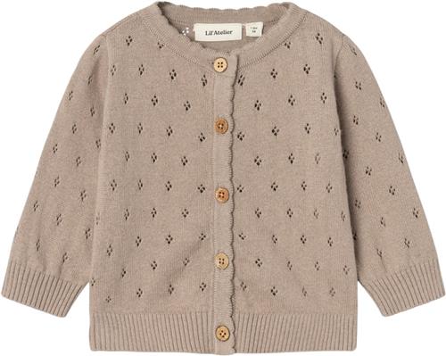 Lil' Atelier Nbfnimi LS Knit Card LIL Str 68 - Etherea Cardigans hos Magasin