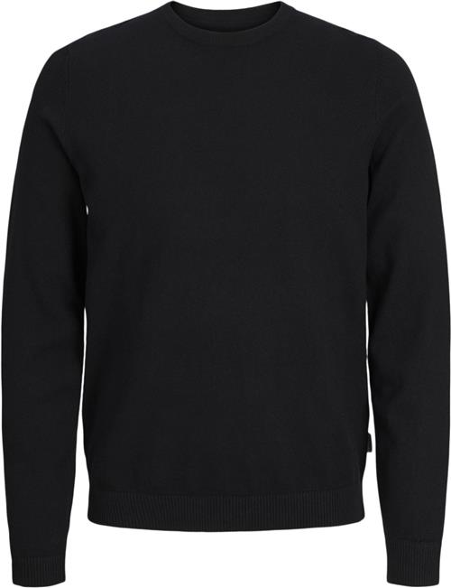 JJ-REBEL Jrebcallum Knit Crew Neck Noos Mand Sort Sweaters Regular Fit Str S - hos Magasin