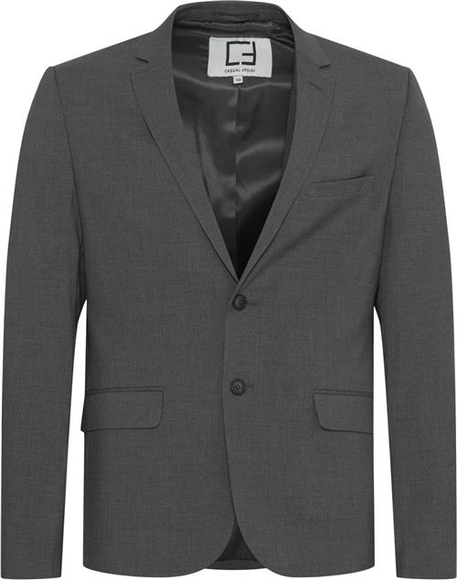 Se Casual Friday Cfbernd Blazer Mand Mid Grey Melange Blazere Slim Fit Str 50 - hos Magasin ved Magasin