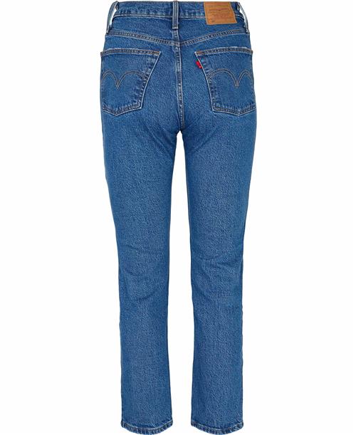 Se Levi's 501 Crop Jazz POP Kvinde Blå Skinny Jeans Str W30 / L30 - hos Magasin ved Magasin