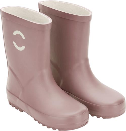 Mikk-Line Wellies Solid Lyserød Gummistøvler Str 33 - hos Magasin