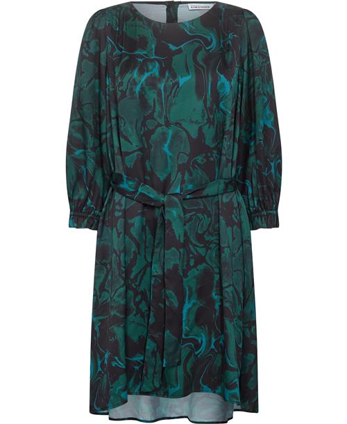 Karen by Simonsen Fairykb Dress Kvinde Evergreen Glaze Korte Kjoler Str 34 - hos Magasin