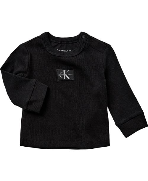 CK Kids Newborn Long Sleeve Tshirt Str 68 - Beh Langærmede T-shirts Bomuld hos Magasin