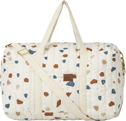 Fabelab Quilted Gym Bag Small - Terrazzo - Natural (Unbleach Pusletasker & -Tilbehør hos Magasin