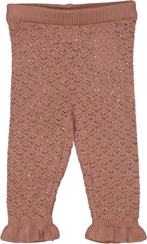 Müsli by Green Cotton Knit Scallop Pants Baby Str 62 - Daydream Bukser Bomuld hos Magasin