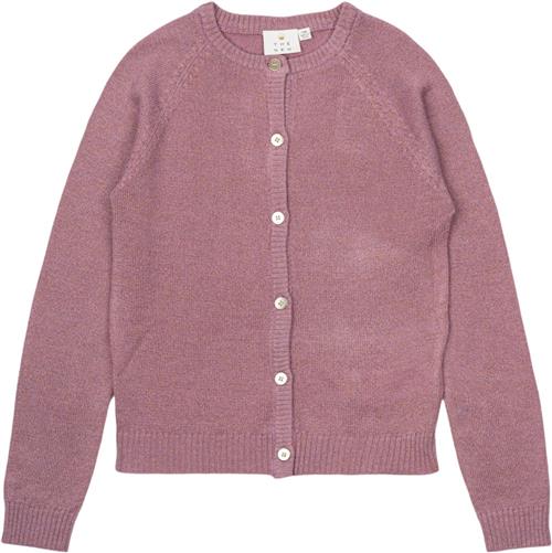 Se The New Tneve Glitter Cardigan Str 122-128 cm/7-8 år - Orchid Haze Cardigans Akryl hos Magasin ved Magasin