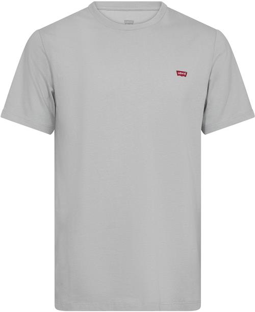 Se Levi's SS Original HM TEE Mirage Gray Mand Grå Kortærmede T-shirts Str L - Bomuld hos Magasin ved Magasin