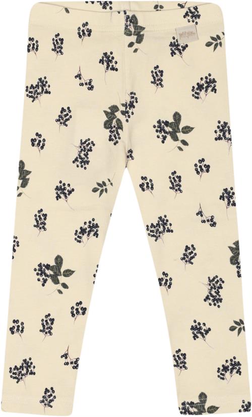 PETIT PIAO Legging Printed Str 98 cm - Elderberry Aop Leggings Bomuld hos Magasin