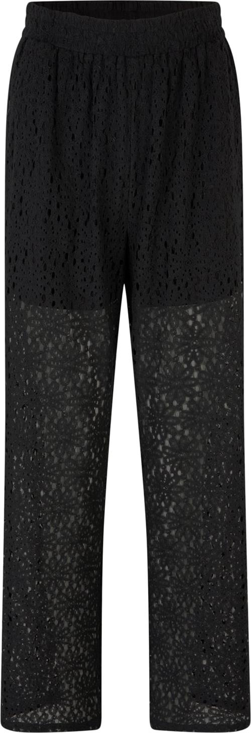 Se Rosemunde Lace Trousers Kvinde Sort Bukser Med Lige Ben Str 36 - hos Magasin ved Magasin