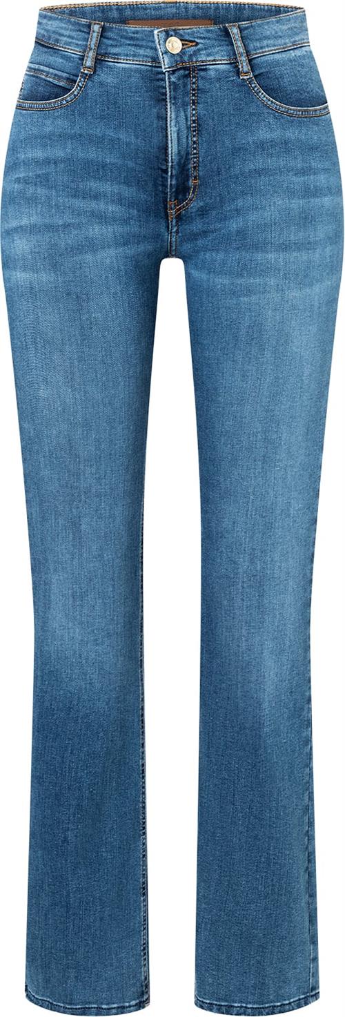 MAC Jeans Boot Kvinde Medium Blue Authentic Use Skinny Jeans Str W34 / L32 - hos Magasin