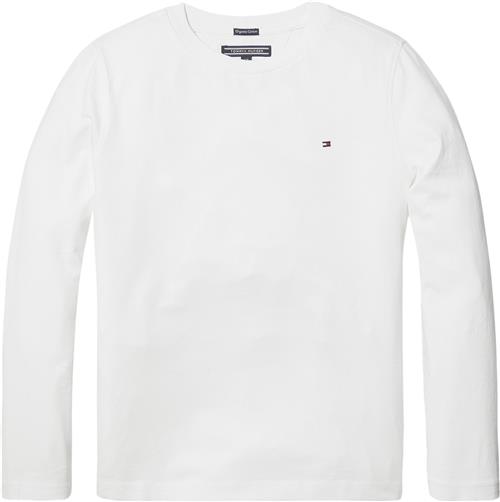 Tommy Hilfiger Boys Basic CN Knit L/S Str 3 år / 98 cm - Hvid Strik hos Magasin