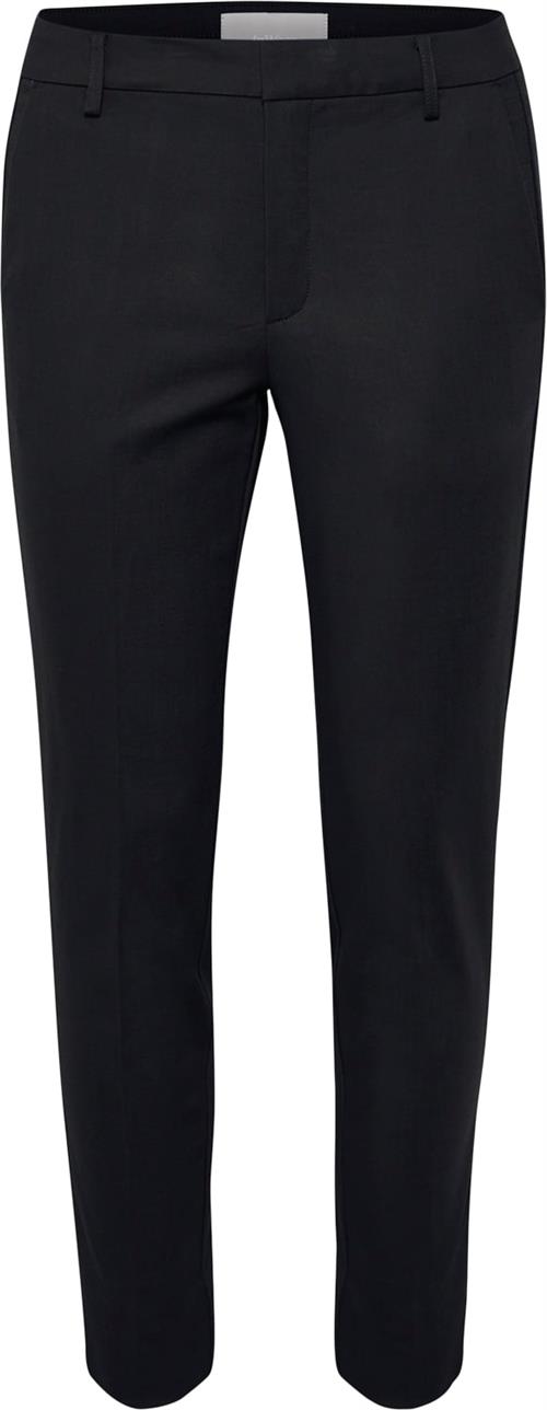 InWear Zella Pant hw Kvinde Sort Bukser Med Smalle Ben Regular Fit Str 34 - hos Magasin