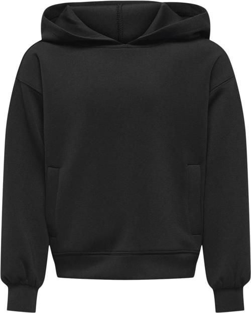 Se ONLY Kogalina L/S Hood SWT Str 158/164 - Sort Sweatshirts Denim hos Magasin ved Magasin