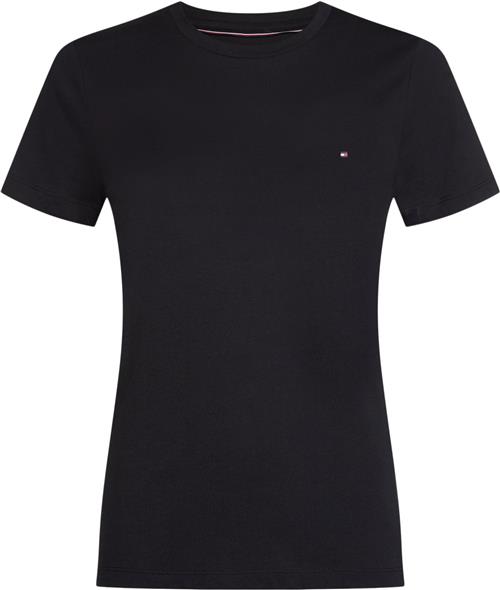 Tommy Hilfiger Heritage Crew Neck TEE Kvinde Masters Black Kortærmede T-shirts Str S - hos Magasin