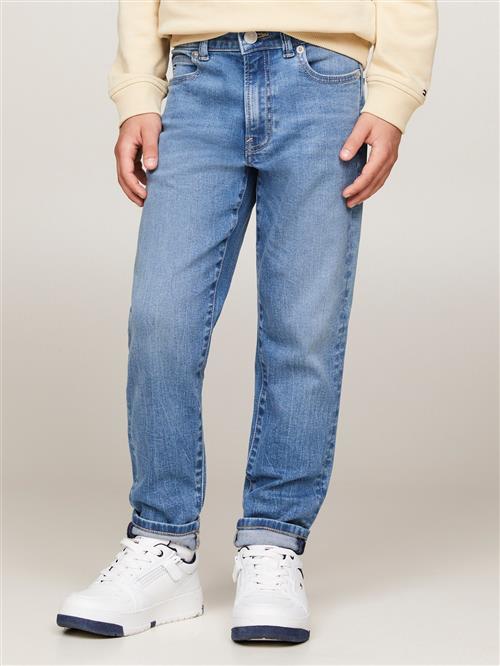 Tommy Hilfiger Modern Straight Vint Mwash Denim Str 5 år / 110 cm Denim - Vintagestr Jeans hos Magasin