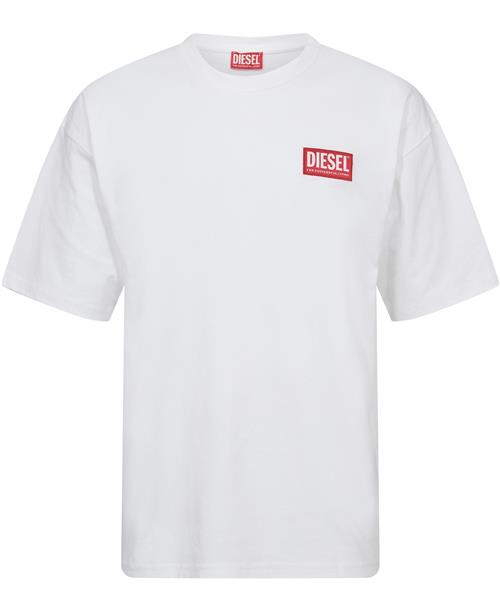 Diesel Tboxt-lab T-shirt Mand 100 Kortærmede T-shirts Str L - hos Magasin