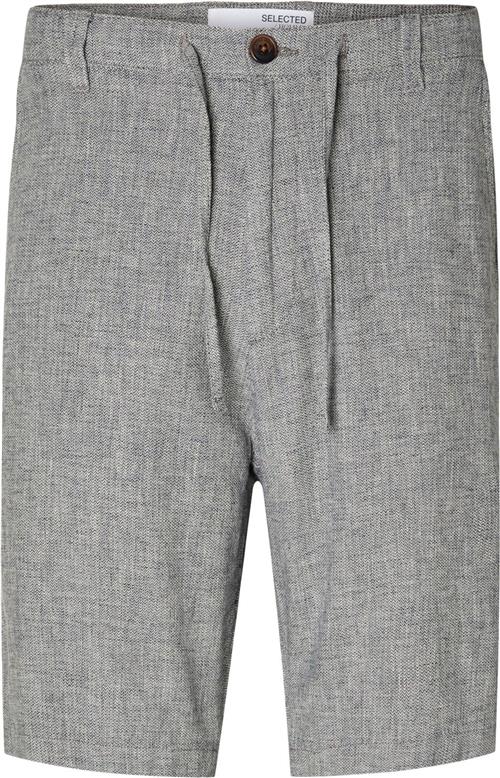 Se Selected Homme Slhregularbrody Linen Shorts Noos Mand Sky Captain/mixed W. Oatmeal Chino Shorts Regular Fit Str M - Bomuld hos Magasin ved Magasin