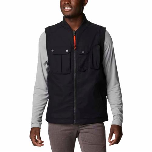 Se Columbia Field roc Reversible Vest Mand Black Veste Str XL - Polyester hos Magasin ved Magasin