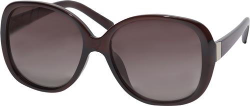 Pilgrim Parker Oversized Retro Sunglasses Brown one size - Solbriller Glas hos Magasin