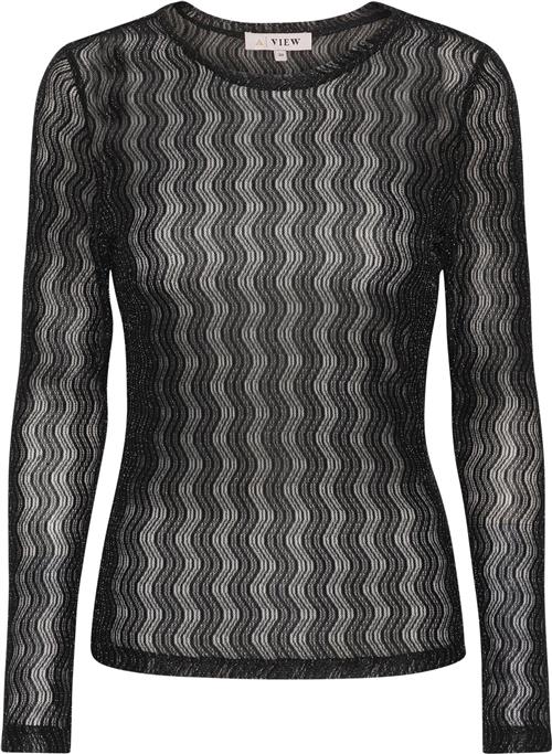 A-VIEW Evalla Blouse Kvinde Black Toppe Str 42 - hos Magasin