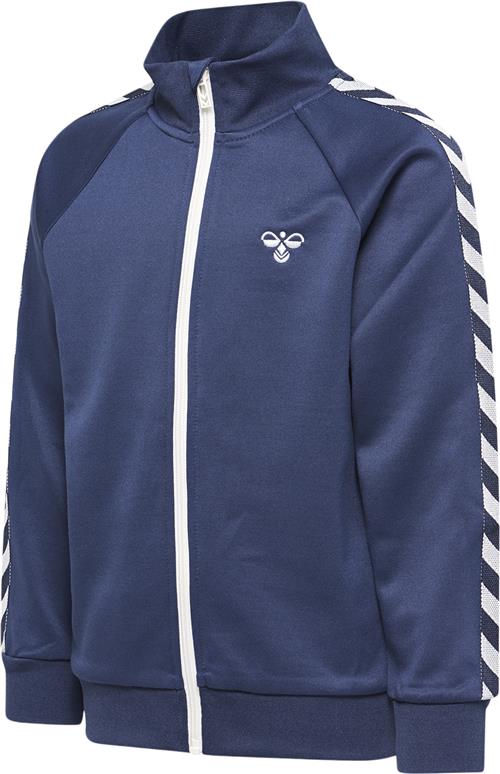 Se Hummel Hmlkick ZIP Jacket Str 14 år / 164 cm - Blå Sweatshirts hos Magasin ved Magasin