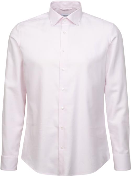 Seidensticker Business Shirt Slim Long Sleeve Kentcollar Uni Mand Pink Langærmede Skjorter Slim Fit Str 38 - hos Magasin