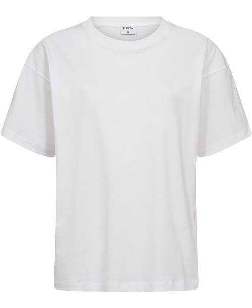 Filippa K Loose Fit Tee Kvinde White Kortærmede T-shirts Str S - hos Magasin