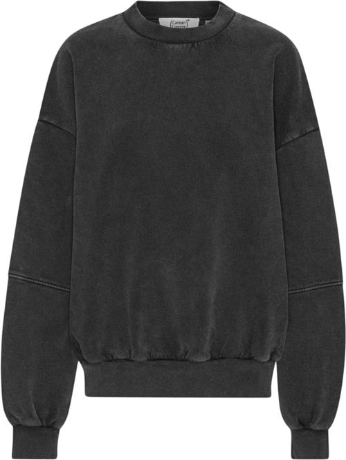 Cannari Concept Crewneck W. Dring Kvinde Tap Shoe Black Sweatshirts Str 40 - hos Magasin