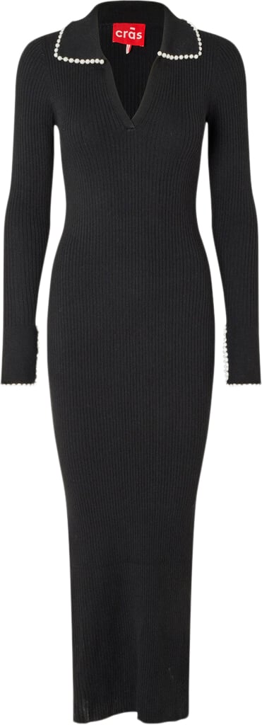 Cras Alyssacras Dress Kvinde Black Maxi Kjoler Str 36 - hos Magasin