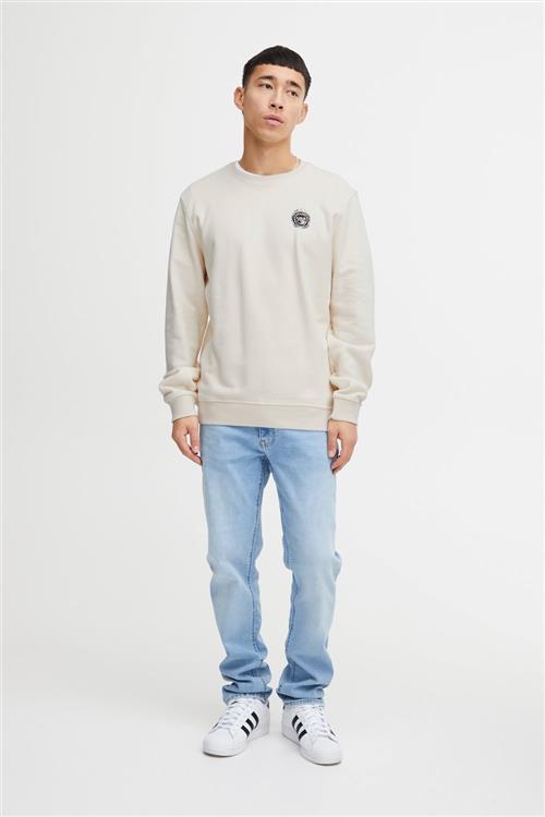 Blend Sweatshirt Mand Cloud Cream Sweatshirts Str L - hos Magasin