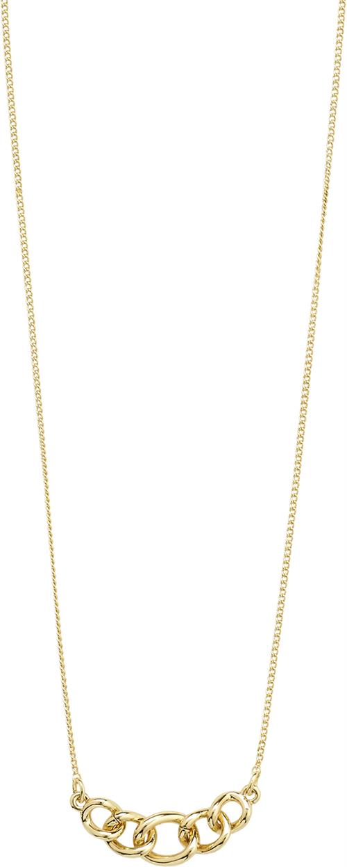 Se Pilgrim Wrenley Recycled Necklace Goldplated one size - Halskæder Med Vedhæng hos Magasin ved Magasin