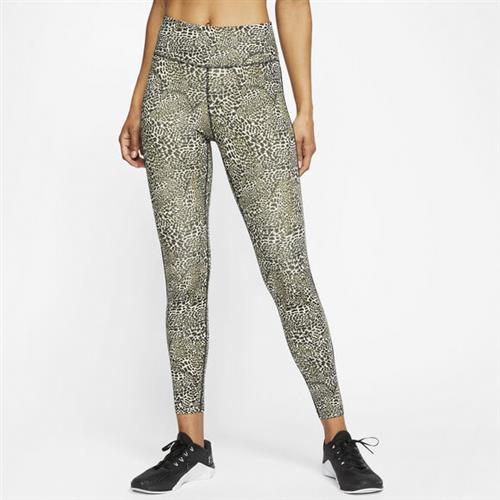 Nike ONE 7/8 Leopard Tights XS - Tights hos Magasin