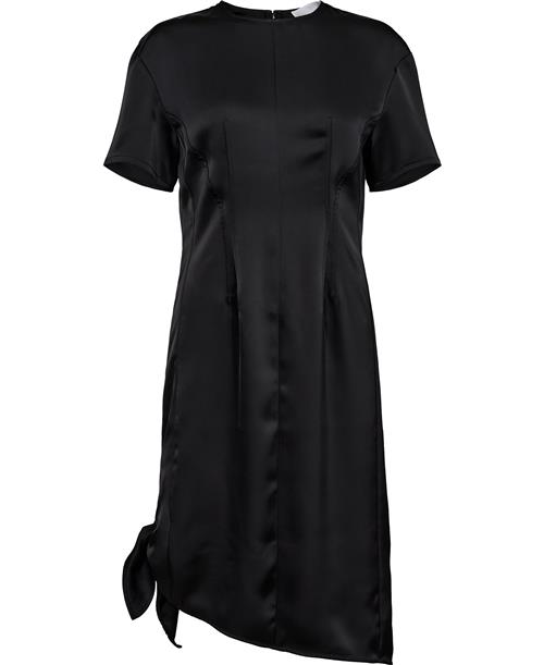 REMAIN Midi Knot Dress Kvinde Black Korte Kjoler Str 36 - hos Magasin