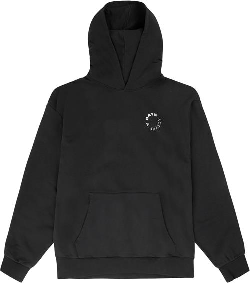 7 Days Active Organic Hoodie Kvinde 001 Black Hættetrøjer Str S - hos Magasin