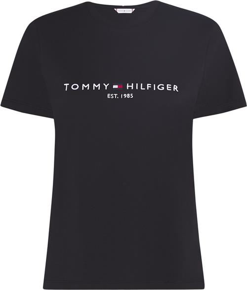 Tommy Hilfiger Heritage Hilfiger CNK REG TEE Kvinde Bds Kortærmede T-shirts Str L - hos Magasin