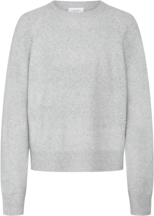 Grunt Iben Knit Str XL/16Y - Grey Strik hos Magasin