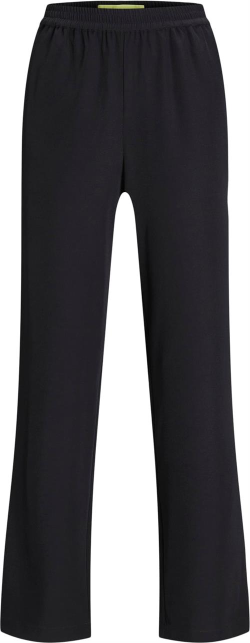 Se JJXX Jxpoppy Regular HW Pant Noos Kvinde Sort Bukser Med Lige Ben Str "XS/""32" - hos Magasin ved Magasin