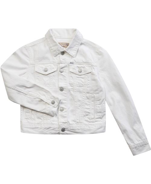 Polo Ralph Lauren 3X1 Rigid Denimtrucker Jkt-ow-jkt Str L - Hvid Sommerjakker Bomuld hos Magasin