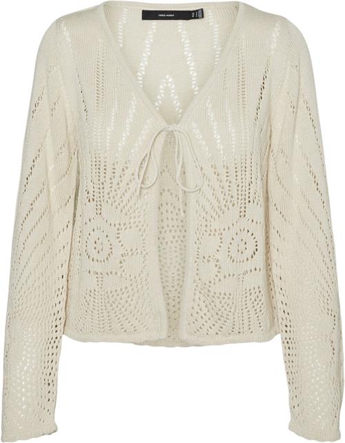 Vero Moda Vmsilja LS Vneck Cardigan Kvinde Birch Cardigans Str XS - hos Magasin