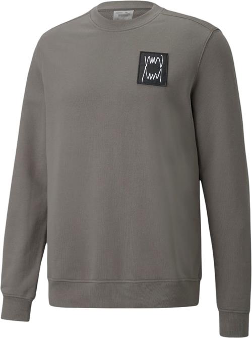 Puma Pivot Special Sweatshirt Mand Grey Sweatshirts Str S - Bomuld hos Magasin