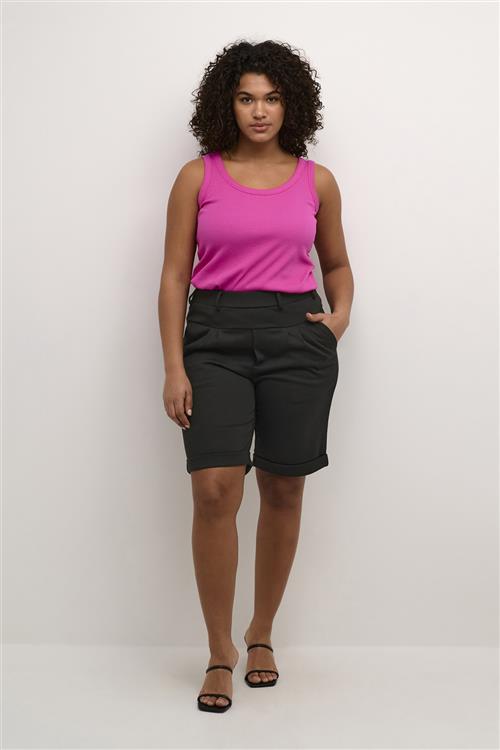 Kaffe Curve Kcjenna Bermuda Shorts Kvinde Black Deep Bermudashorts Str S - hos Magasin