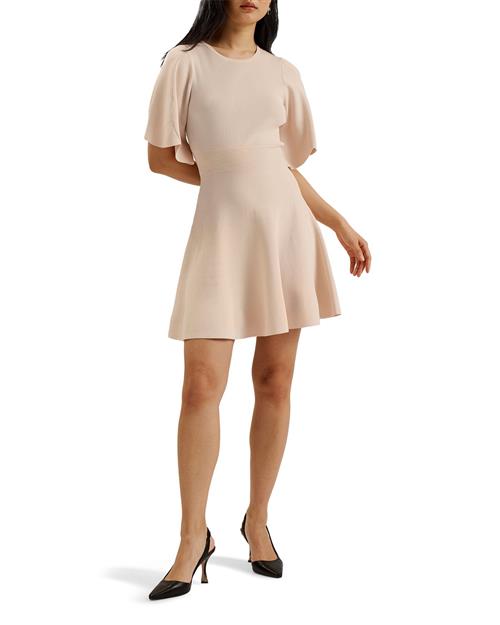 Ted Baker Oliviha Rib Engineered Skater Dress Kvinde Lt-pink Korte Nederdele Str S /2 - hos Magasin