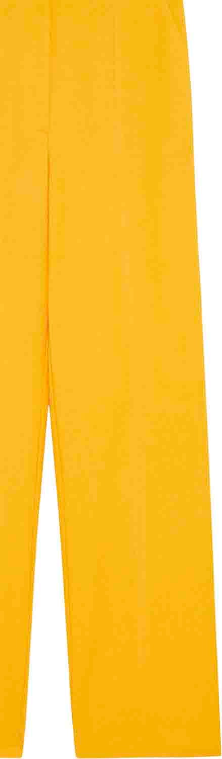 Patrizia Pepe Pantaloni/trousers Kvinde Juicy Orange Bukser Med Lige Ben Str 42 - hos Magasin