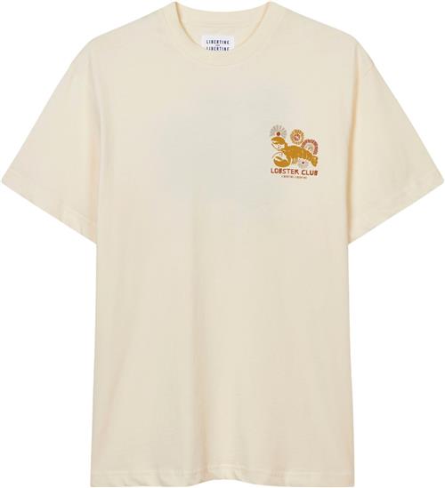 Libertine-Libertine Beat Lobster Tan Mand Hvid Kortærmede T-shirts Str M - Bomuld hos Magasin